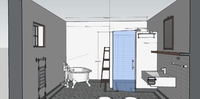 Design BF - vizualizace koupelna interiérový design
